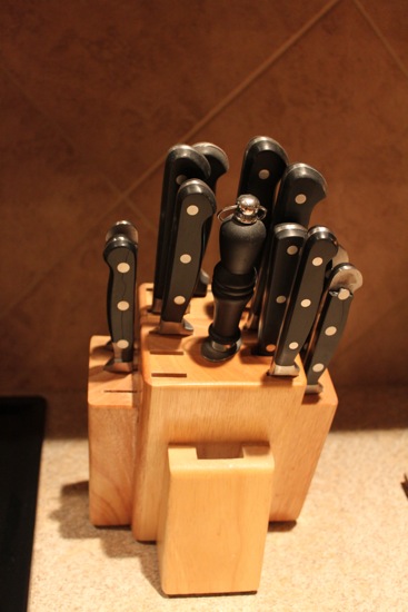 pro cook knife block