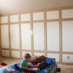 Paneled Wall Progress Paneled Wall Progress