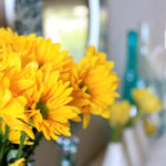 Yellow Flowers Mantel Yellow Flowers Mantel