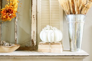 Fall Mantel and Ballard Books