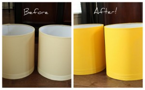 Yellow Lamp Shades