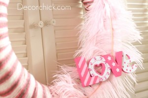 Valentine Yarn Wreath