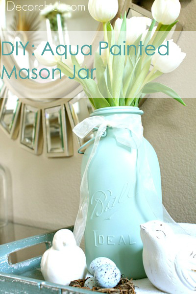 Painted Daisy Mason Jars - Mason Jar Crafts Love