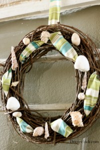 shell wreath