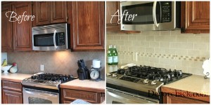 Before and After Backsplash