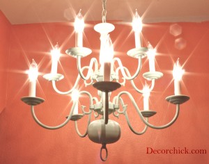 Chandelier Makeover