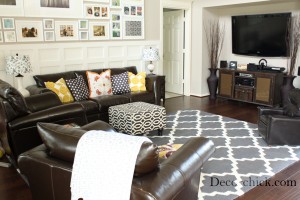 Living Room Gallery Wall - Decorchick!