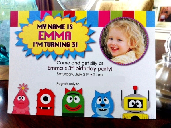 Yo Gabba Gabba Invitation