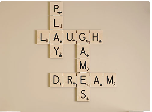 How to Make Scrabble Tiles  Scrabble wall art, Scrabble tile