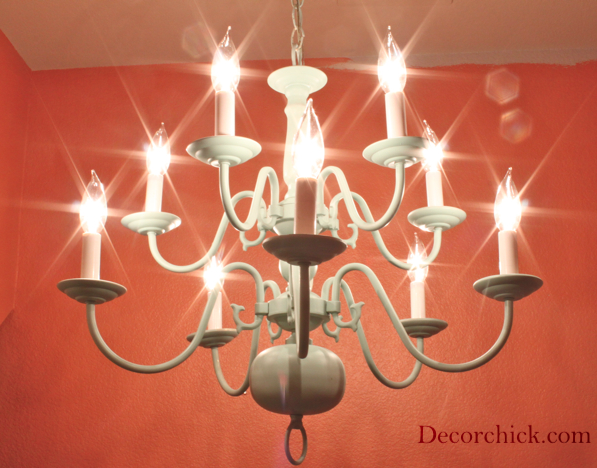 Chandelier Makeover