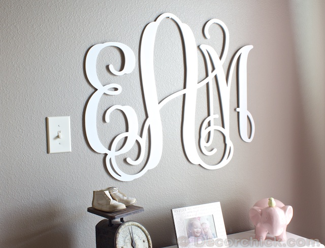 Nursery monogram