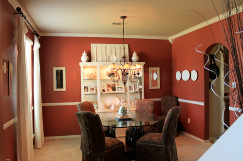 Red Dining Room