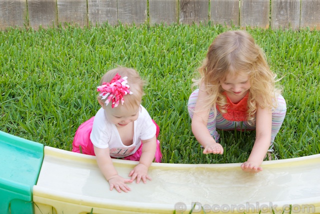 Sisters Playing