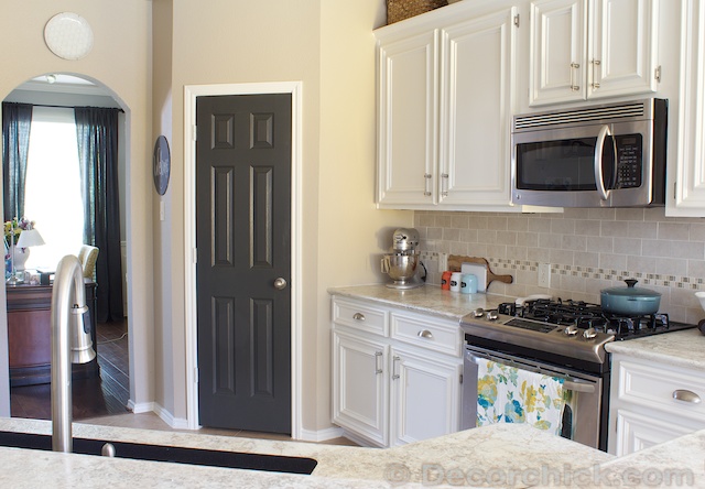 Painted Pantry Door