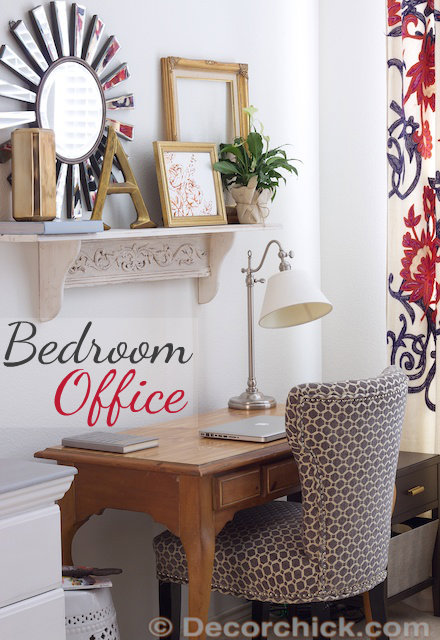 Clever and Pretty Ways To Have A Desk in the Bedroom - Decorchick!