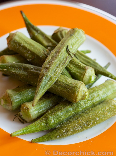 Okra | Roasted With Rosemary - Decorchick!