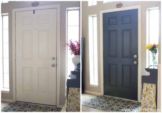 More Painted Interior Doors Before And After Decorchick