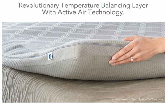 Dual temp shop mattress pad