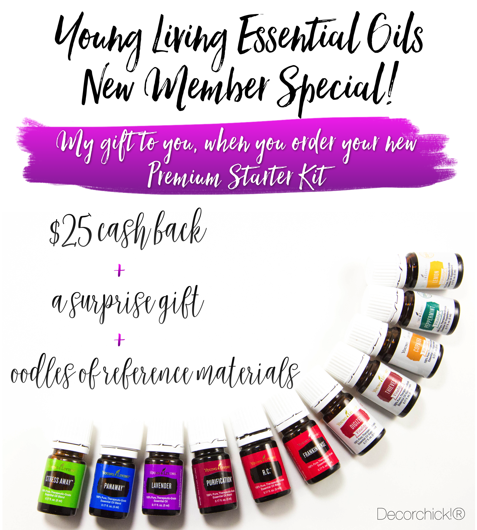 Young Living Special for New Members! Only on Decorchick.com | Decorchick!®