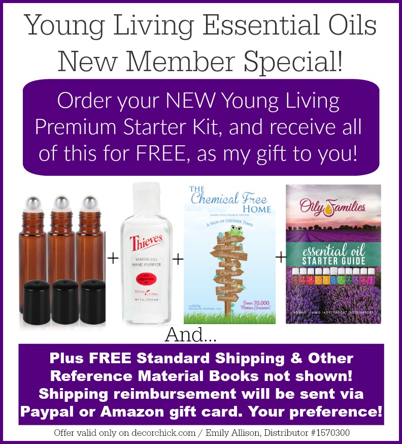 Young Living New Member Special Promotion, only on Decorchick.com | Decorchick!®