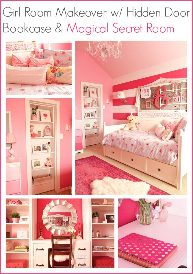 girls room bookshelf