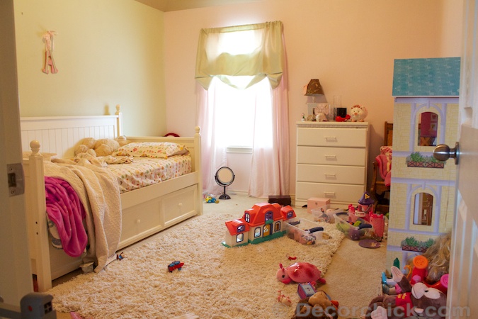 A Dreamy Girl Room Makeover With Hidden Door Bookcase