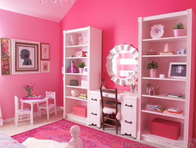 bright colour pink painted bedroom cupboard wardrobe interior diy interior  design idea project-2, My Thrifty Life by Cassie Fairy