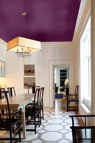 dining room purple paint ideas