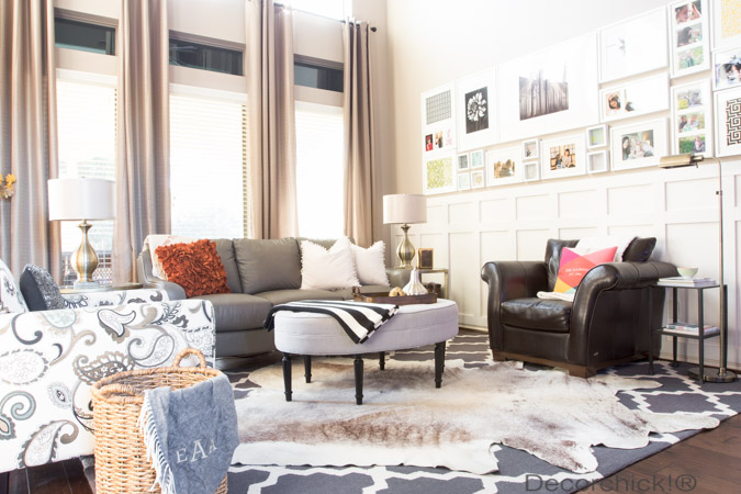 Living Room Arrangement with Open Floor Plan | Decorchick!®