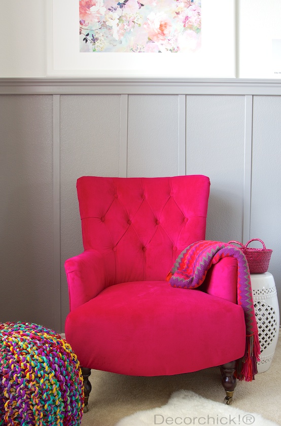 lime green tub chair