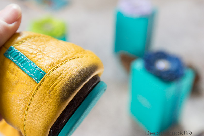 Scuff Mark on Tieks. Don't worry though--Use a baby wipe! | Decorchick!®