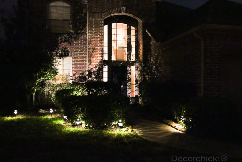 Solar Lights in Yard at Night | Decorchick!®