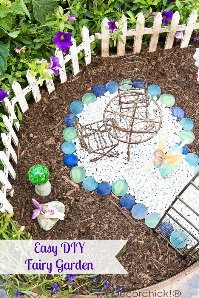 Easy DIY Fairy Garden | Decorchick!®
