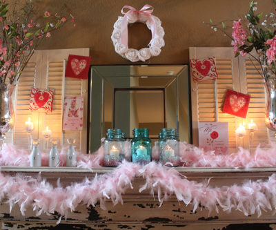 Pretty In Pink…The Mantel
