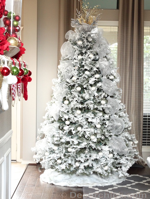 Our White Christmas Tree