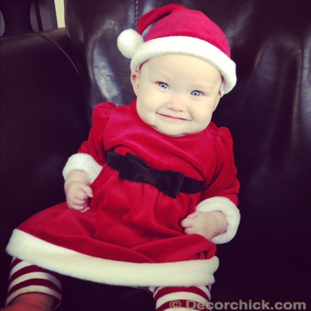 The Cutest Little Santa You Ever Did See