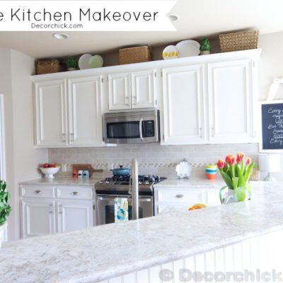 The Moment You’ve Been Waiting For…Our White Kitchen Makeover Reveal!!