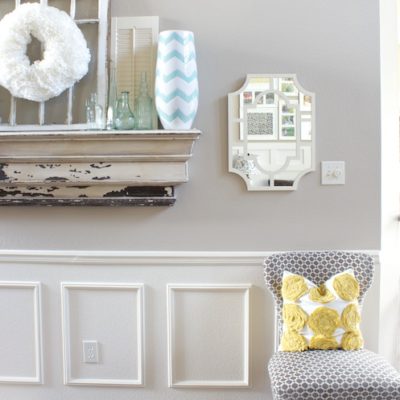 Some New Mirrors Really Made a Difference! {And Spring Mantel}