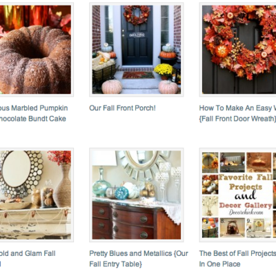 Fall Project Gallery | www.decorchick.com