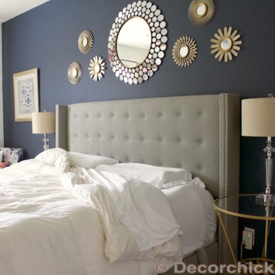Navy Bedroom | www.decorchick.com