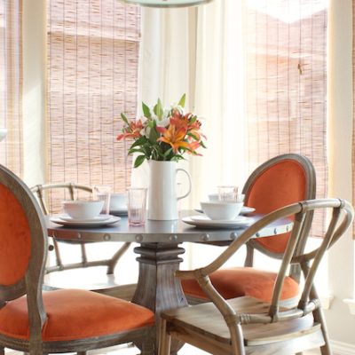 Breakfast Room Updates with Table and Chairs | www.decorchick.com