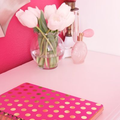Pink Polka Dot Book | www.decorchick.com