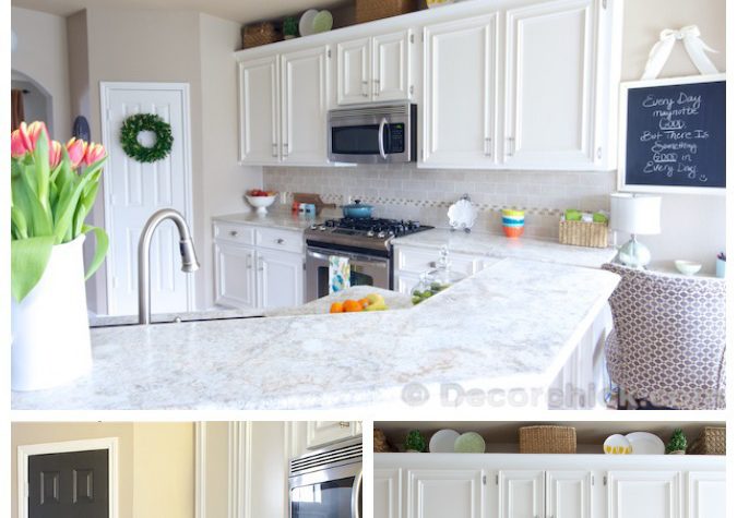 White Kitchen Update 1 Year Later | www.decorchick.com