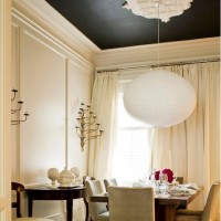 Black Painted Ceiling | www.decorchick.com