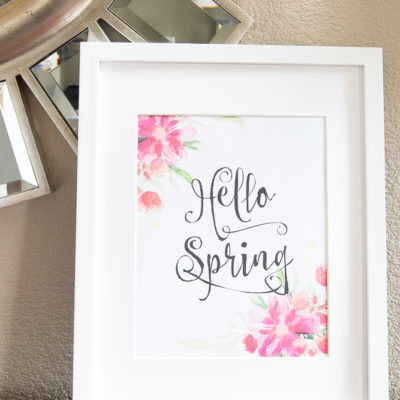 Hello Spring Printable | Decorchick!®