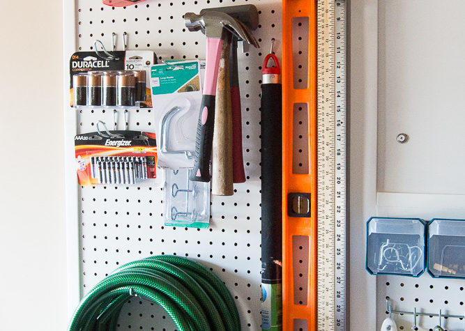 Peg Board Organization | Decorchick!®