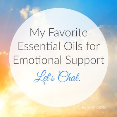 Essential Oils for Emotional Support