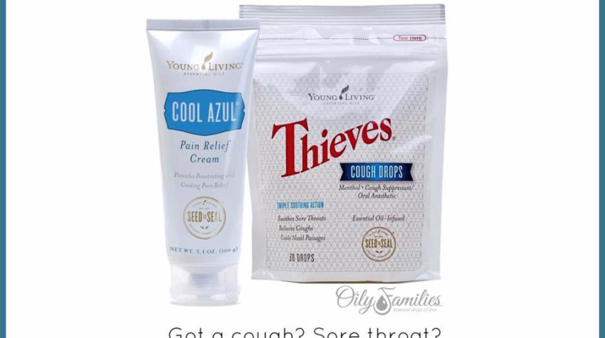 Thieves Cough Drops and Cool Azul Pain Cream | Decorchick!®